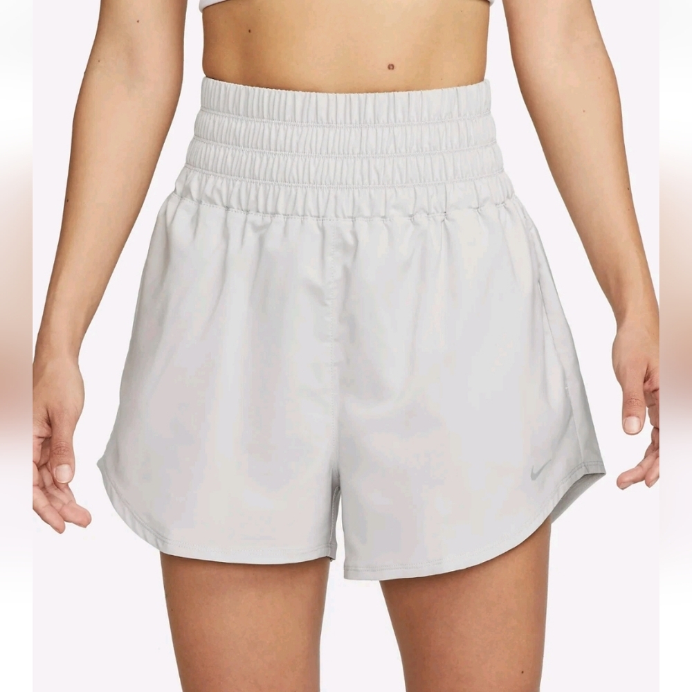 Nike Women's Light Gray Athletic Shorts